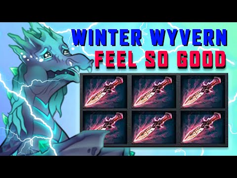 Dota 2 7.29D winter wyvern carry 6 witch blade crazy attack speed by Goodwin. Dota 2 fun play .