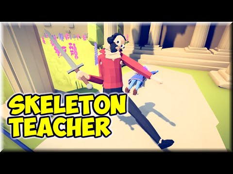 Fear The Skeleton Teacher vs Every Unit 1v1 - TABS ORIGINAL MODS GAMEPLAY(1/2)
