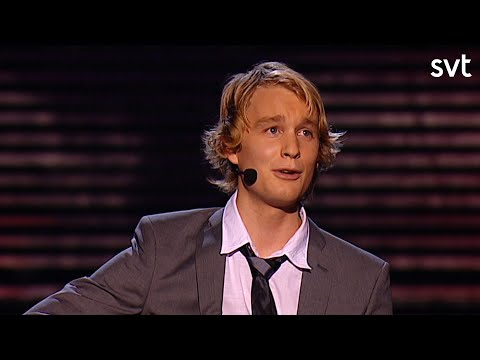 Björn Gustafsson - Carina Berg | Melodifestivalen 2008 | SVT
