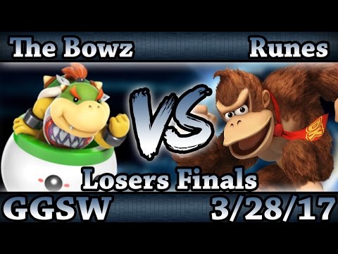 GGSW 26 - The Bowz (Bowser Jr) Vs. Runes (C.Falcon) Smash Wii U Losers Finals - Smash 4