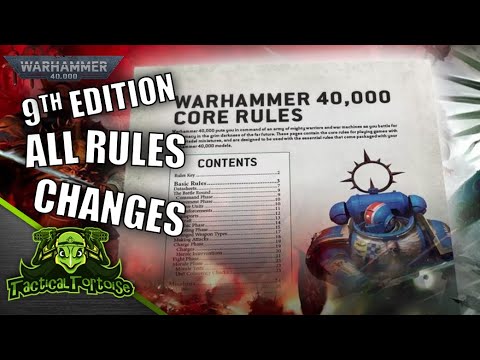 40k 9th Ed ALL Rules CHANGES Explained!