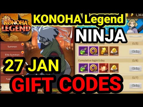 Konoha Legend: Ninja - New Gift Code Hurry avail | Naruto Game- New Redeem code || Gaming Adventure