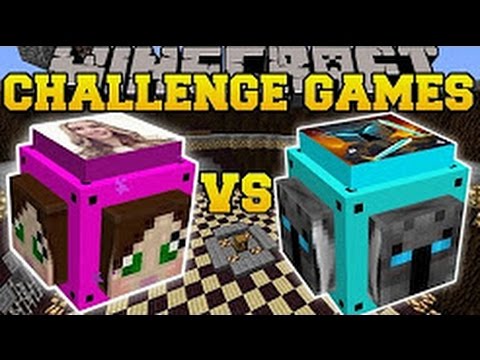 Minecraft  POPULARMMOS VS GAMINGWITHJEN CHALLENGE GAMES   Lucky Block Mod   Modded Mini Game