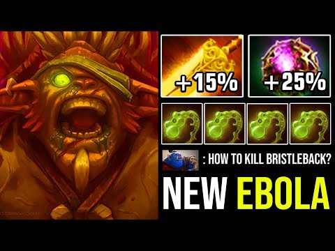NEW CANCER MID BRISTLEBACK 40% Spell Lifesteal 3s Quill Spray -90% DMG BACK Most Imba Build DotA 2