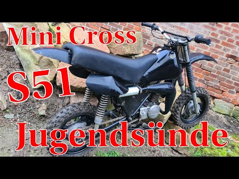 Original paint fetishist - Mini Cross Simson with Yamaha DT tank