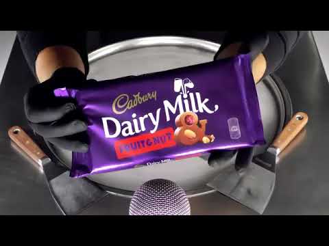 Dairy milk fruitc nut  ice cream rolls