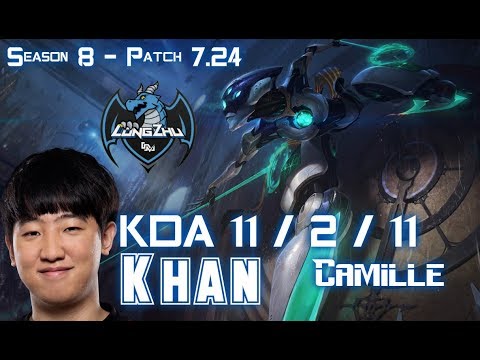 LZ Khan CAMILLE vs SINGED Top - Patch 7.24 KR Ranked