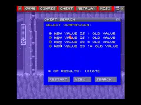 how to use zsnes's cheat features and create cheats