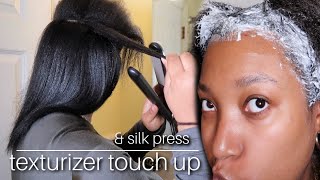 TEXTURIZER ROOT TOUCH UP|  Olaplex Silk Press with Adore Jet Black Semi-Permanent Dye