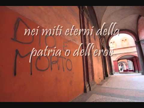 Dio è morto - Francesco Guccini - con testo in scorrimento