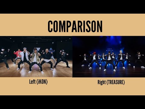 TREASURE - 'JIKJIN' Comparison Audio (iKON ver. and TREASURE ver.) Full Version