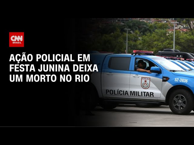 Operação em festa junina de comunidade no RJ deixa um morto | AGORA CNN