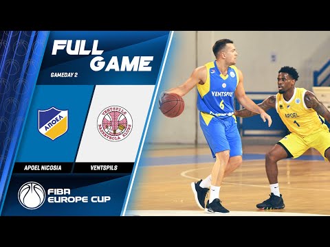 Apoel Nicosia v Ventspils - Full Game - FIBA Europe Cup 2019-20