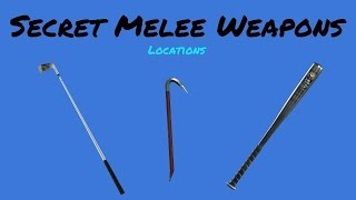 GTA V - Secret Melee Weapon Locations