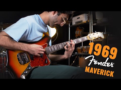 Fender Custom Maverick 1966-1969 - sunburst image 23