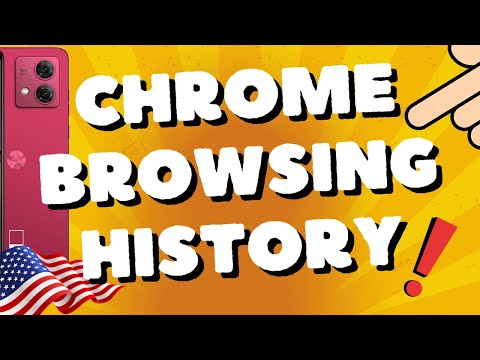 how to delete Chrome browsing history Motorola Moto G54 5G, G84, G73, G53, and Edge 40