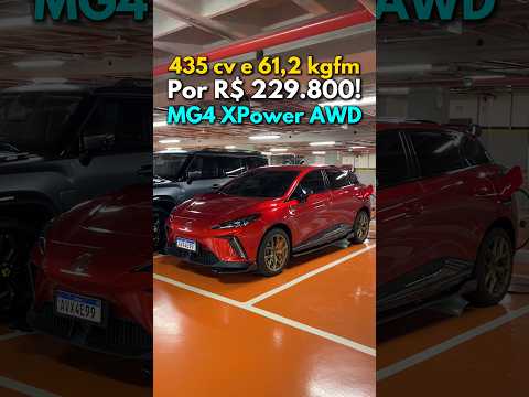 435 cv e 61,2 kgfm Por R$ 229.800! MG4 XPower AWD⚡