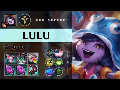 Lulu Support vs Rakan - NA Challenger Patch 25.24