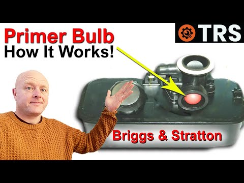 Briggs and Stratton Primer bulb (How it Works) Classic/Sprint/Series 450/500  (by Craig Kirkman)