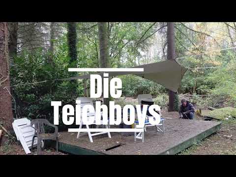 Fertigstellung vom Fischhälterteich/Befüllung mit Motorpumpe ???