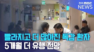 더 빨라지고 더 많아진 독감 환자.. 5개월 더 유행 전망 | 전주MBC 251127 방송