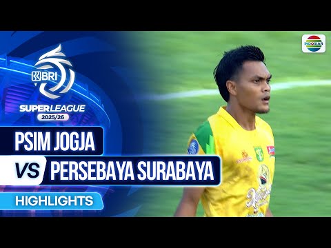 PSIM Jogja VS Persebaya Surabaya - Highlights | BRI Super League 2025/26