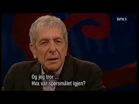 Leonard Cohen & Anjani Thomas at Først & sist, NRK, 2007, part 2 of 2