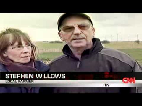 UFO News CNN : UFO hit Wind Turbine,Uk,2009