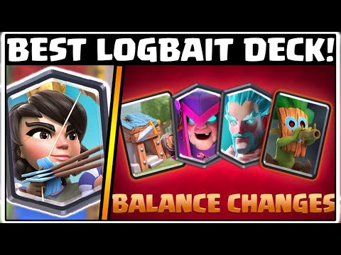 LOG BAIT IS BROKEN | CLASH ROYALE | BEST LOGBAIT DECK!