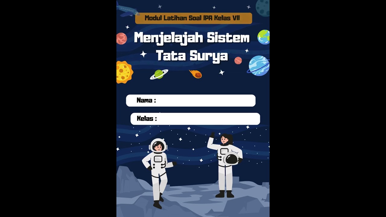 LKPD Class 7 Science 7 Earth and the Solar System 9 Exploring the Solar System #deeplearning #lkpd