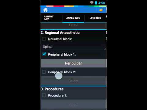 Anaesthesia Logbook-Log4ASLite Video