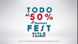 Domino´s Pizza Fest Carrusel - 10s - hasta el 2 de marzo anuncio