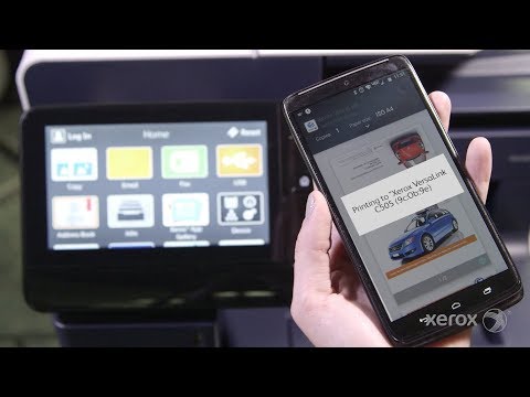 How to print from your android device to your xerox versalin...