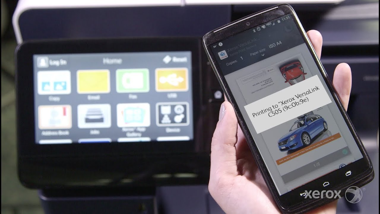 How to Print From Your Android Device to Your Xerox VersaLink MFP or Printer YouTube Videosu