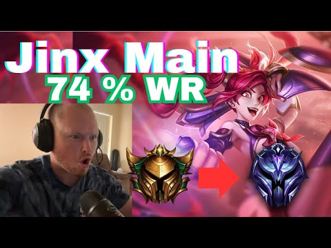 Jinx Main ADC Ranked Gameplay - 74% WR - Plat Solo Climb to Diamond [League of Legends] [Patch 25.6]