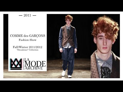 COMME des GARÇONS HOMME PLUS Fashion Show at Paris FW- Fall/Winter 2011/2012 "Decadence" Collection