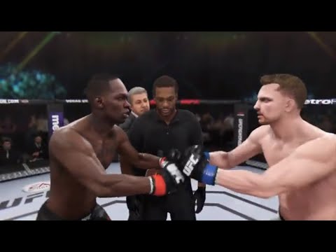 Israel Adesanya vs Edmen Shahbazyan - Full Fight Simulation (EA SPORTS™ UFC® 3)