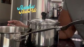 Stainless Steel Pots - Cuisinart and Farberware