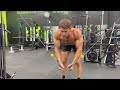 Competition Prep Chest and Back Superset Workout