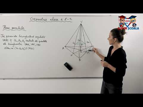 Clasa a VIII-a - Plane paralele. Exercițiu