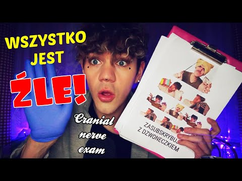 ASMR in Polish MEDICAL EXAMINATION but everything is WRONG ❌ doctor roleplay
