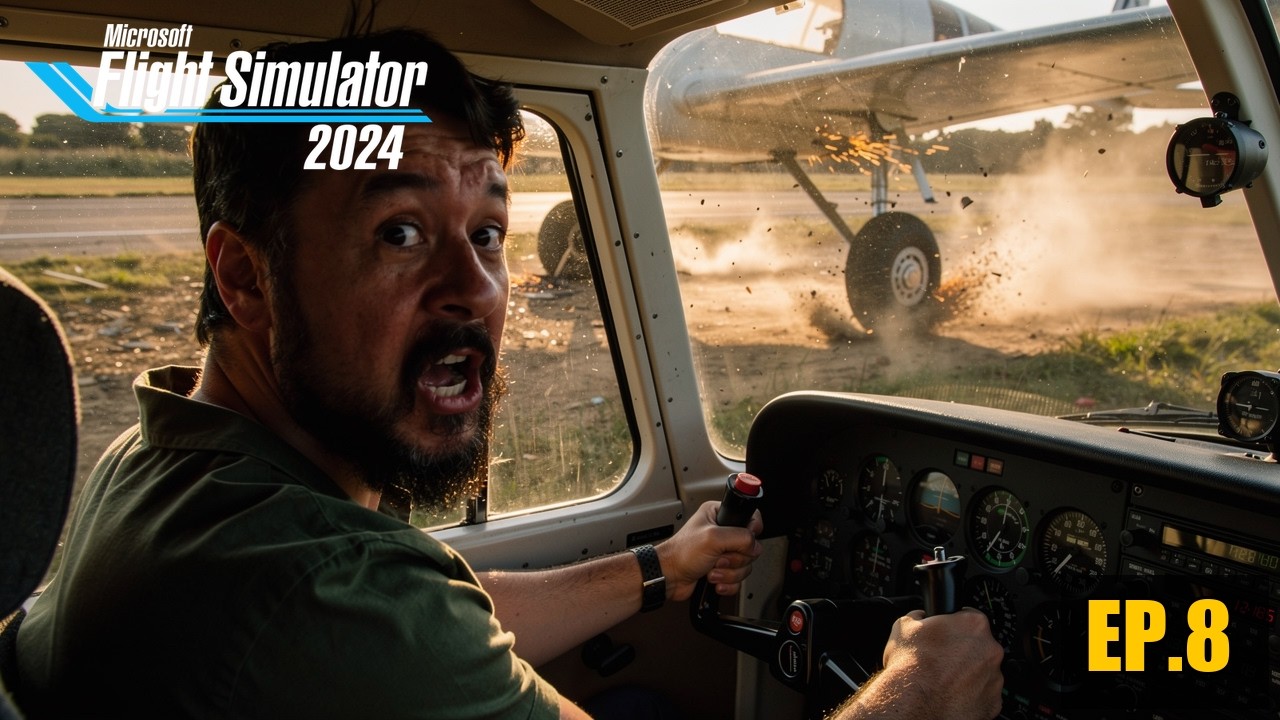 MICROSOFT FLIGHT SIMULATOR EP.8 "Rompí el Avión a Base de Porrazos"