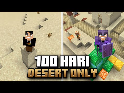 100 Days in minecraft but Desert Only