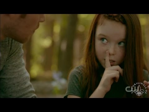 The Originals 4x03 Hope shows Klaus her power "shh don't tell my mum"