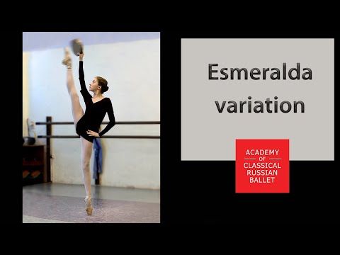 Esmeralda variation, Ksenia Zhiganshina /Moscow International Ballet Competition
