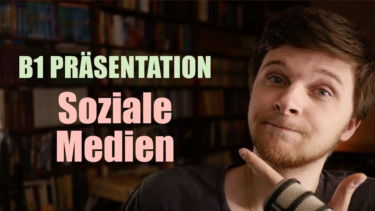 Example B1 presentation on "Social networks: Facebook and so on" | Zertifikat Goethe B1, Sprechen