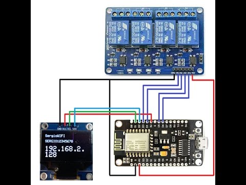 ESP8266 WiFi Oled Static IP Video