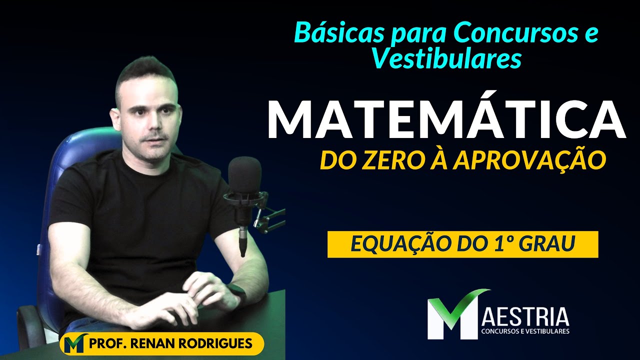 Equação do 1º grau de forma simples e fácil