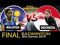 FINAL BADMINTON SEA GAMES 2019 INDONESIA VS MALAYSIA FULL HIGHLIGHTS
