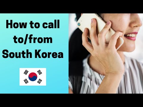 South Korea Dialing Code - How to call to/from South Korea